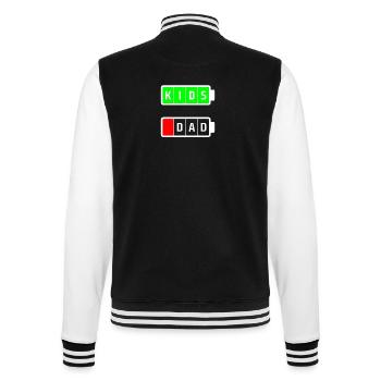 dad kids white - College-Sweatjacke - Schwarz/Weiß - Hinten - Marisol (170cm)