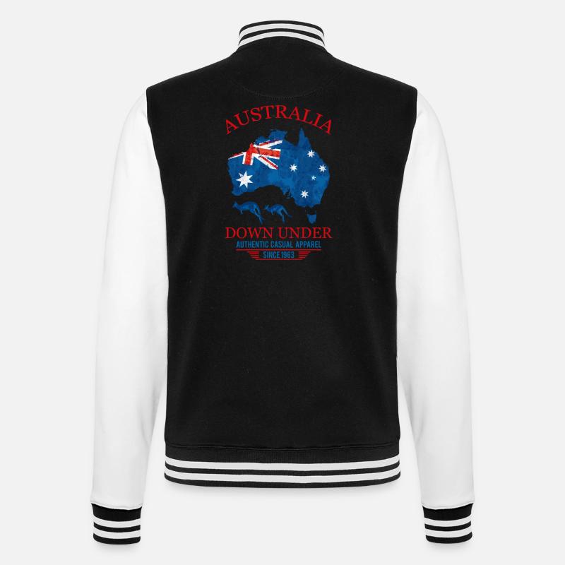 AUSTRALIA - DOWN UNDER 2 - College-Sweatjacke - Schwarz/Weiß