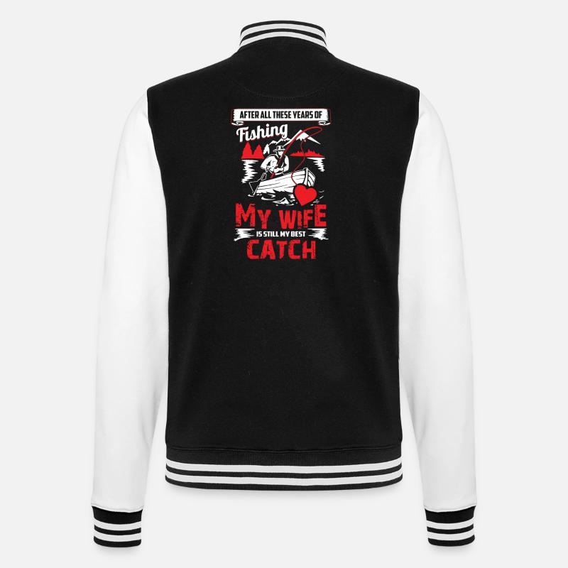 Chemise de pêche - Veste Teddy - noir/blanc