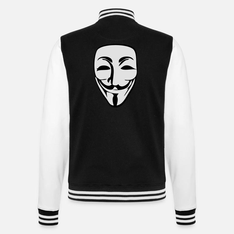 Anonymous - College Sweat Jacket - black/white