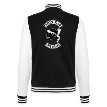 Corsica Skull Team - Veste Teddy - noir/blanc - Dos - Marisol (170cm)