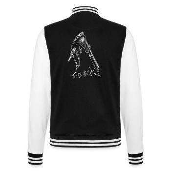 Reaper - College-Sweatjacke - Schwarz/Weiß - Hinten - Marisol (170cm)
