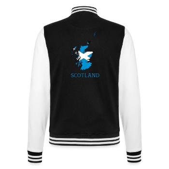 scotland - College Sweat Jacket - black/white - Back - Marisol (170cm)