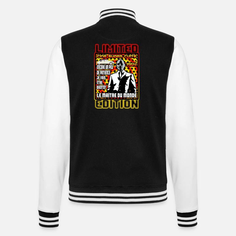 le maitre du monde - Veste Teddy - noir/blanc