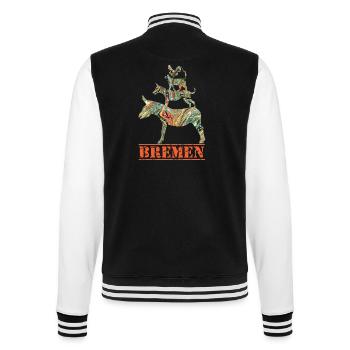 bremen e 200 - College-Sweatjacke - Schwarz/Weiß - Hinten - Marisol (170cm)