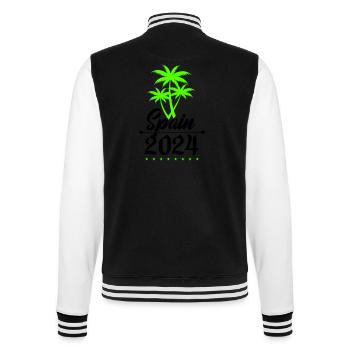 Espagne 2024 Palmiers - Veste Teddy - noir/blanc - Dos - Marisol (170cm)