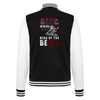 Dj Celebrate Vinyl - College Sweat Jacket - black/white - Back - Marisol (170cm)