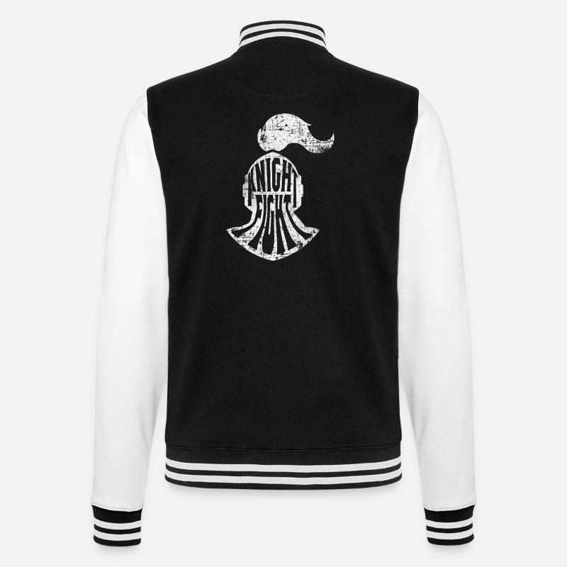 Casque de chevalier chevalier - Veste Teddy - noir/blanc