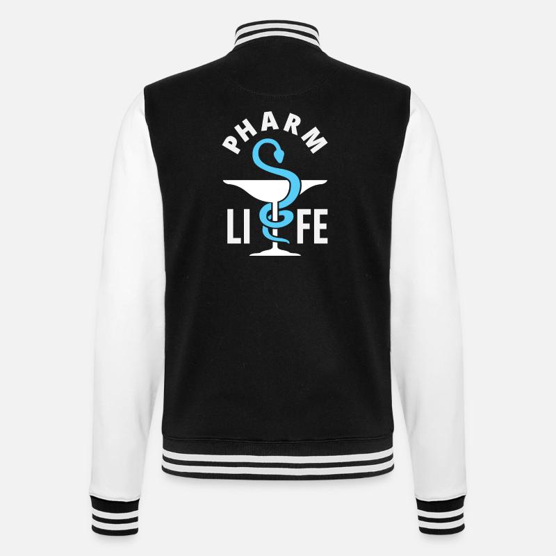 Pharmacist Pharmaceutical Technical - College Sweat Jacket - black/white