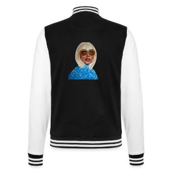 From Queen to Princess - College Sweat Jacket - black/white - Back - Marisol (170cm)