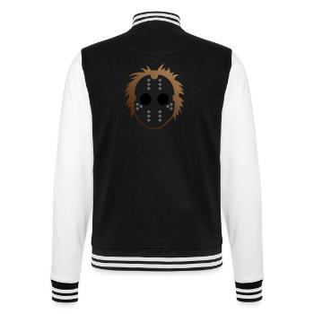 Mask Of A Serial Killer - College Sweat Jacket - black/white - Back - Marisol (170cm)