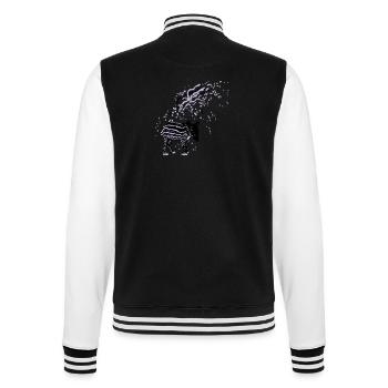 PLUX Tapir - College-Sweatjacke - Schwarz/Weiß - Hinten - Marisol (170cm)