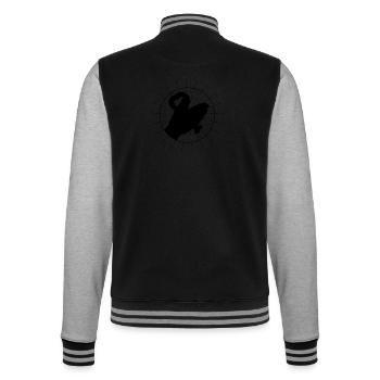 Schlüssel zum Herz - College-Sweatjacke - Schwarz/Grau meliert - Hinten - Marisol (170cm)