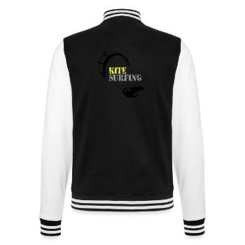 Kitesurfing - College-Sweatjacke - Schwarz/Weiß - Hinten - Marisol (170cm)