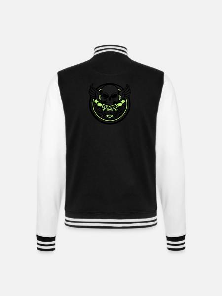 hardRock oldschool - College-Sweatjacke - Schwarz/Weiß