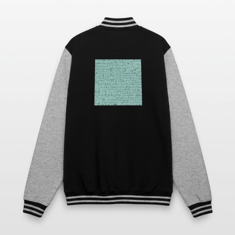 Math Equation Pattern, Math Formula Lover Gift College Sweat Jacket