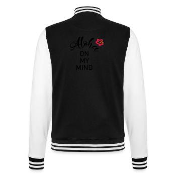 Aloha on my mind - College-Sweatjacke - Schwarz/Weiß - Hinten - Marisol (170cm)