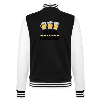 Alcool de gueule de bois de l’équipe - Veste Teddy - noir/blanc - Dos - Marisol (170cm)