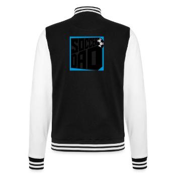 Logo Design Soccer Dad - College Sweat Jacket - black/white - Back - Marisol (170cm)