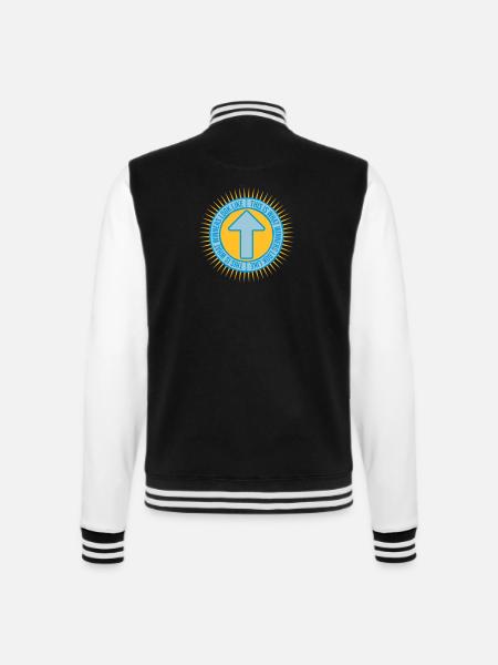 What Winners Look Like - College Sweat Jacket - black/white