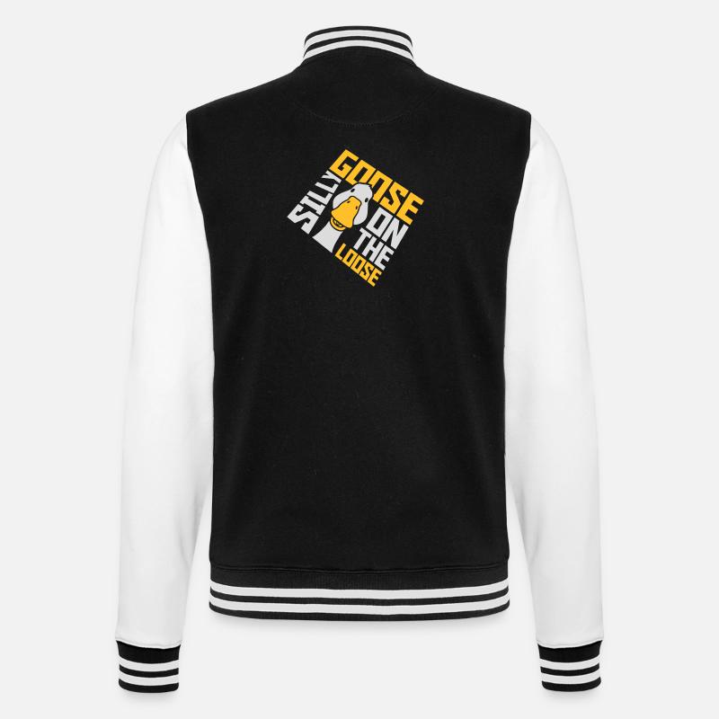 oie en liberté - Veste Teddy - noir/blanc