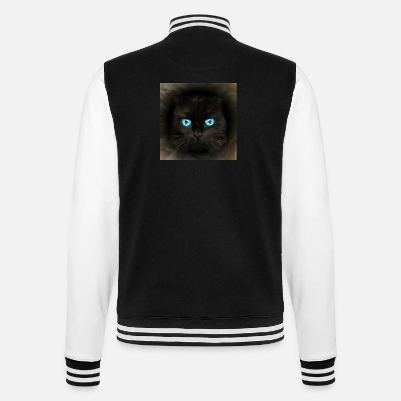 Cat - College Sweat Jacket - black/white