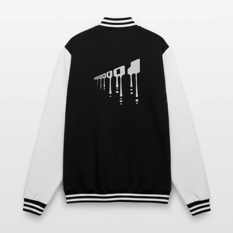 Binär Code Programm Sprache College-Sweatjacke