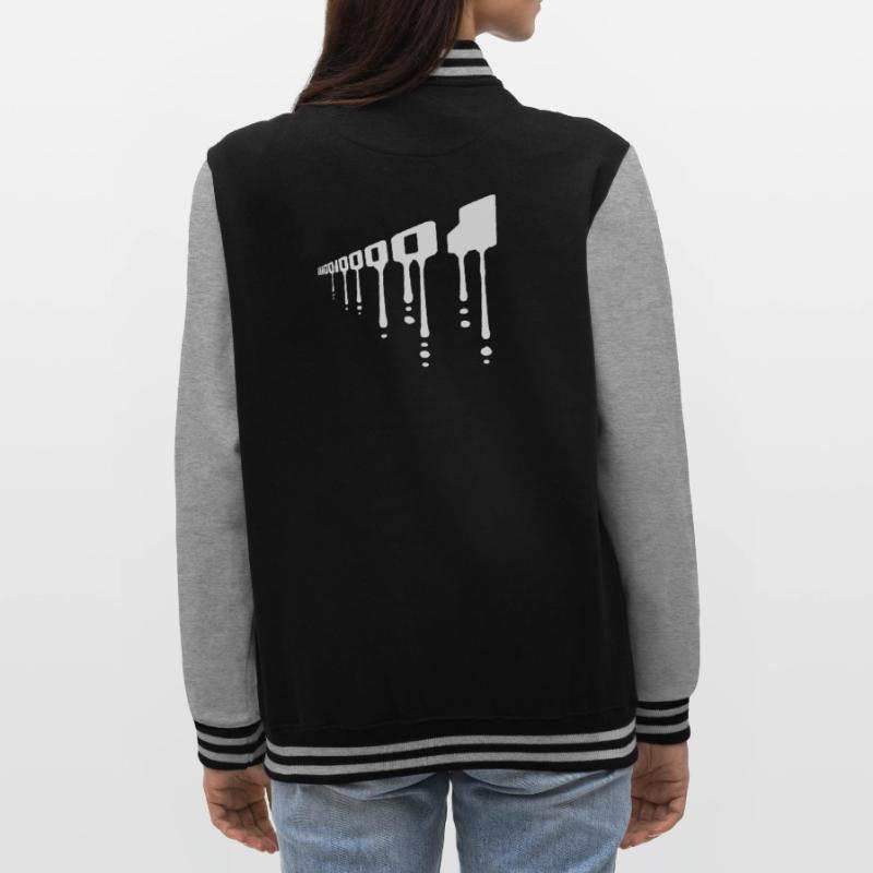 Binary Code Program Language College Sweat Jacket