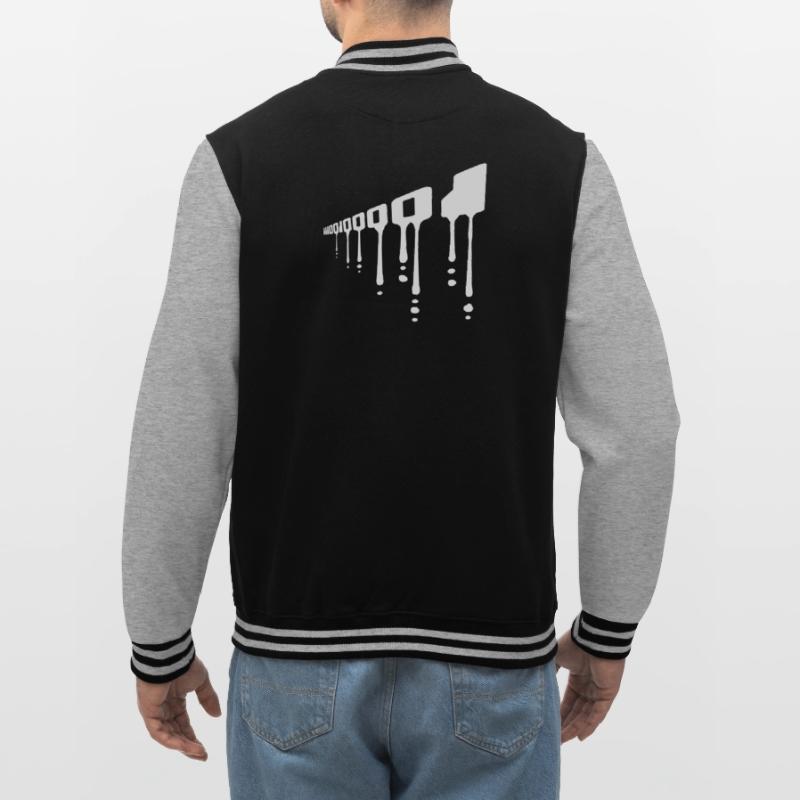 Binär Code Programm Sprache College-Sweatjacke