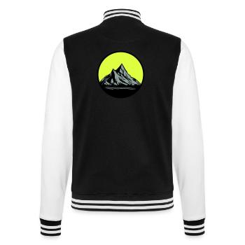 Mountains - College-Sweatjacke - Schwarz/Weiß - Hinten - Marisol (170cm)