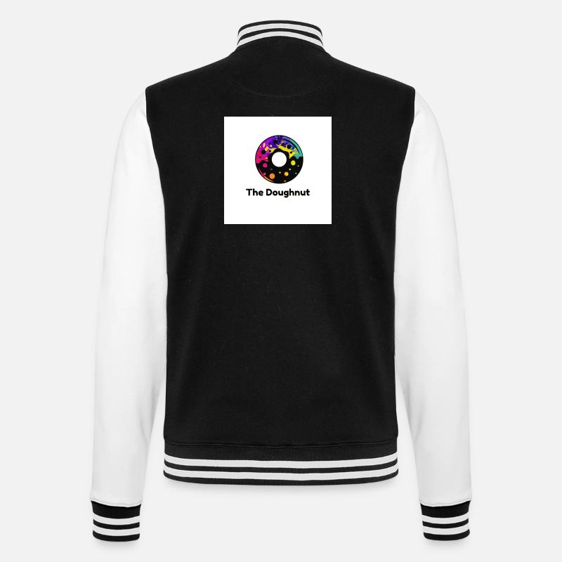The Doughnut - College-Sweatjacke - Schwarz/Weiß