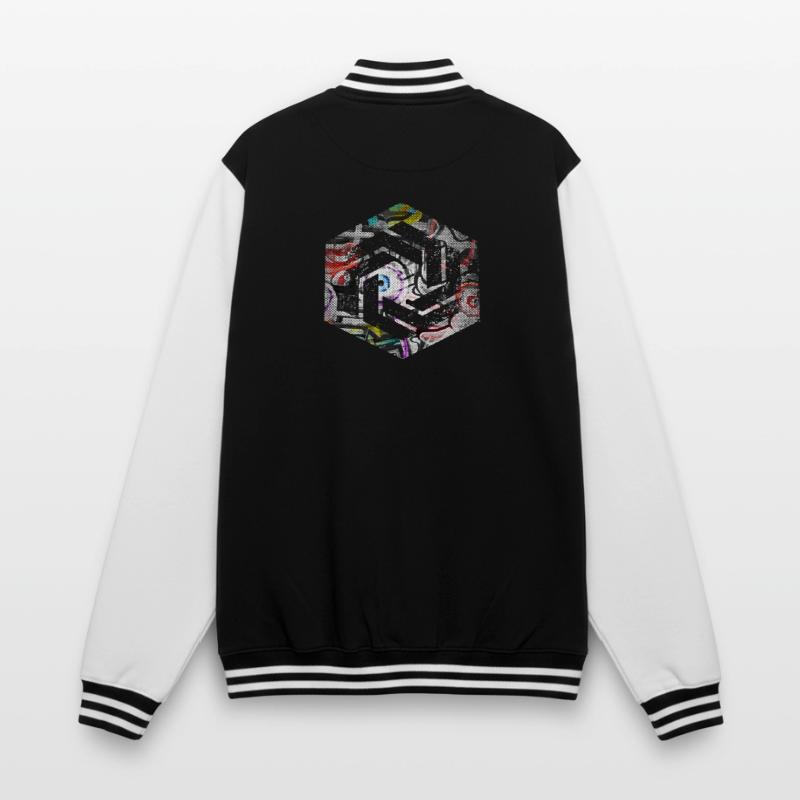 Hexagon-Programmierung Programmierer Codierung geometrisch College-Sweatjacke