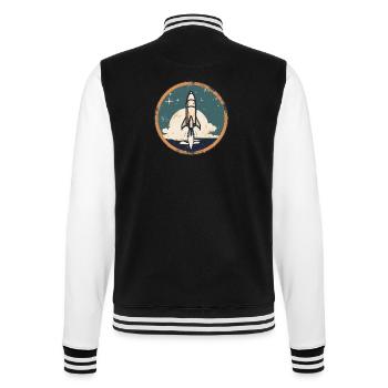 Reach for the Stars! - College Sweat Jacket - black/white - Back - Marisol (170cm)