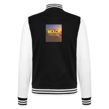 Beach 11 - College-Sweatjacke - Schwarz/Weiß - Hinten - Marisol (170cm)