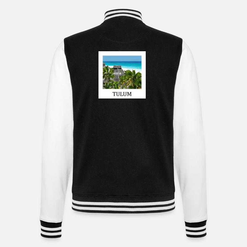 Tulum - Veste Teddy - noir/blanc