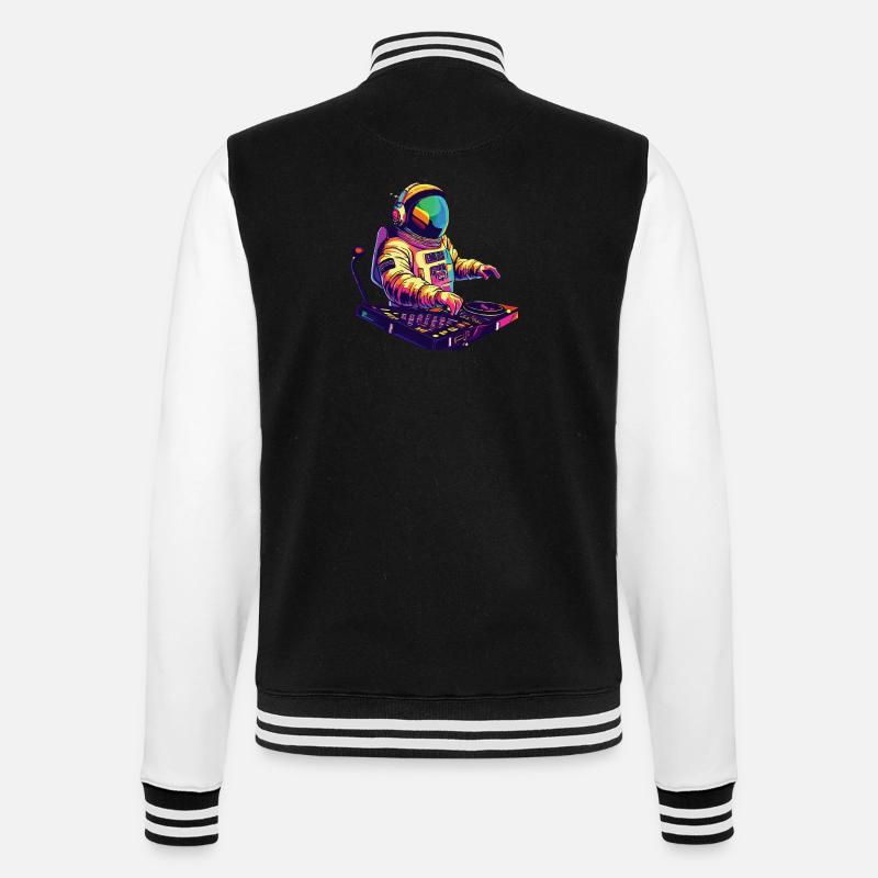 Idée cadeau Astronaut DJ - Veste Teddy - noir/blanc
