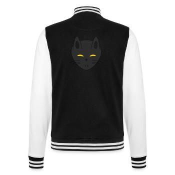 Halloween vampire cat - College Sweat Jacket - black/white - Back - Marisol (170cm)