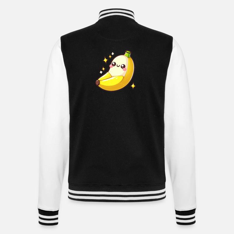 Bébé banane - Veste Teddy - noir/blanc