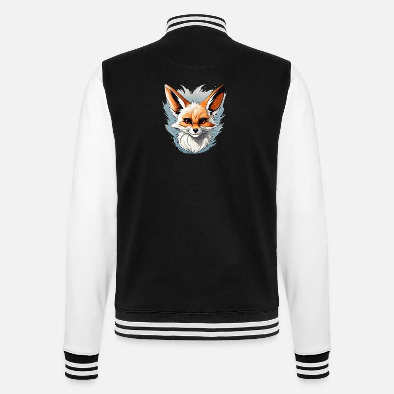 Fenne Logo Volpe Fox - Veste Teddy - noir/blanc