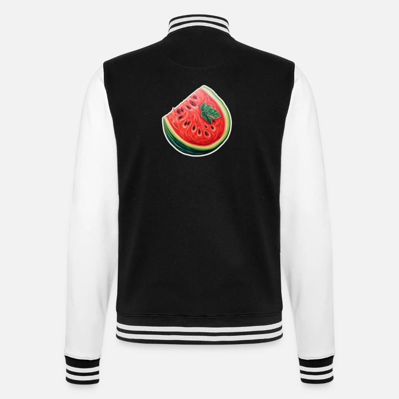 Pastèque - Veste Teddy - noir/blanc
