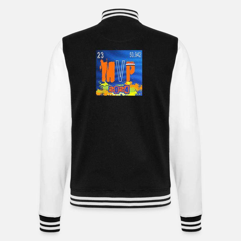 "Most Valuable Player 2024 "chemistry design - Veste Teddy - noir/blanc