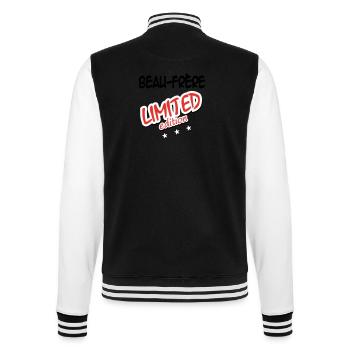 Brother-in-law LIMITED EDITION - College Sweat Jacket - black/white - Back - Marisol (170cm)