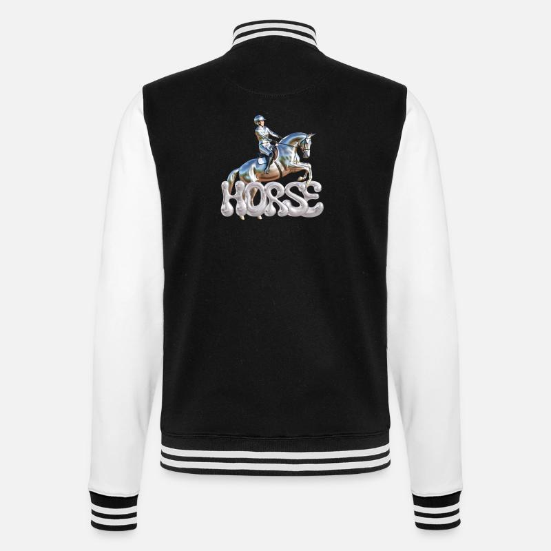 Show Jumper Chrome 2 - Veste Teddy - noir/blanc