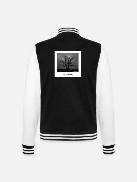 Wolfsburger Baum im Heinenkamp - College-Sweatjacke - Schwarz/Weiß