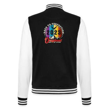 Perfection 2023 -1e anniversaire,Original - Veste Teddy - noir/blanc - Dos - Marisol (170cm)