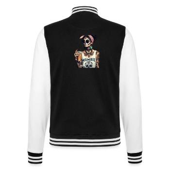 Mombie Mädchen T-Shirt Shirt Sarkasmus - College-Sweatjacke - Schwarz/Weiß - Hinten - Marisol (170cm)