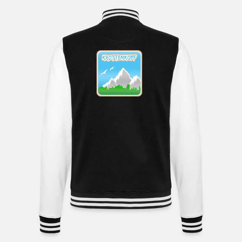 Krottenkopf - Veste Teddy - noir/blanc