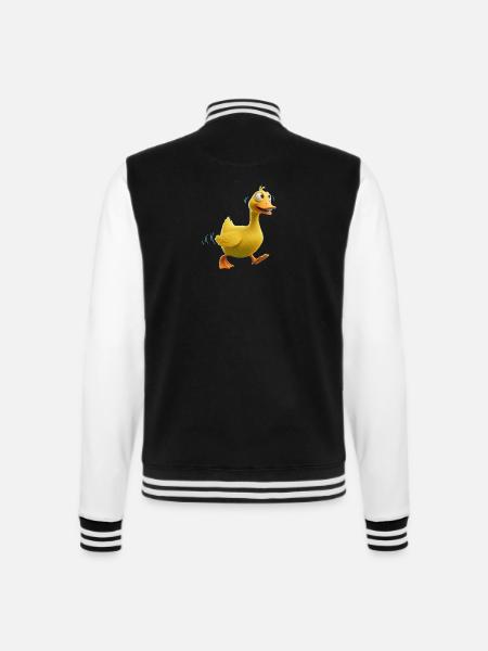 Golden Goose Mystery: Ein Märchen neu erzählt - College-Sweatjacke - Schwarz/Weiß