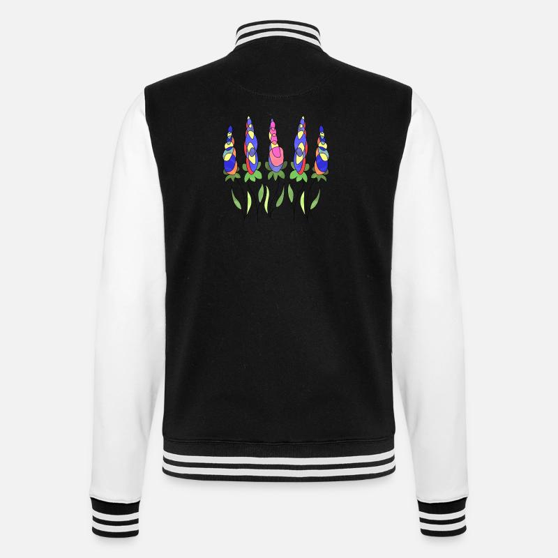 Fleur - Veste Teddy - noir/blanc