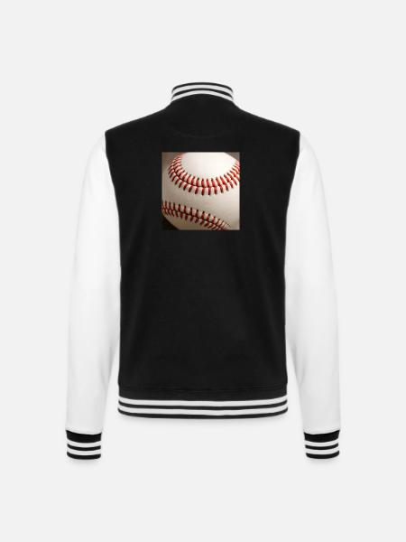 Baseball - College Sweat Jacket - black/white